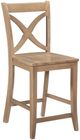 John Thomas Furniture® Cosmopolitan Salerno Honey Counter Stool-0