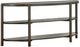 Magnussen Home® Hadleigh Black Coffee Bean Demilune Sofa Table-0