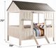 ACME Furniture Spring Cottage Washed Gray/Weathered White Full Youth Loft Bed-2