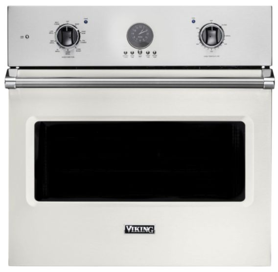 Viking® 5 Series 30" Pure White Single Electric Premiere Oven-0