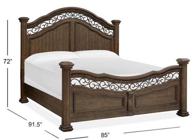 Magnussen Home® Durango Willadeene Brown King Panel Bed-2