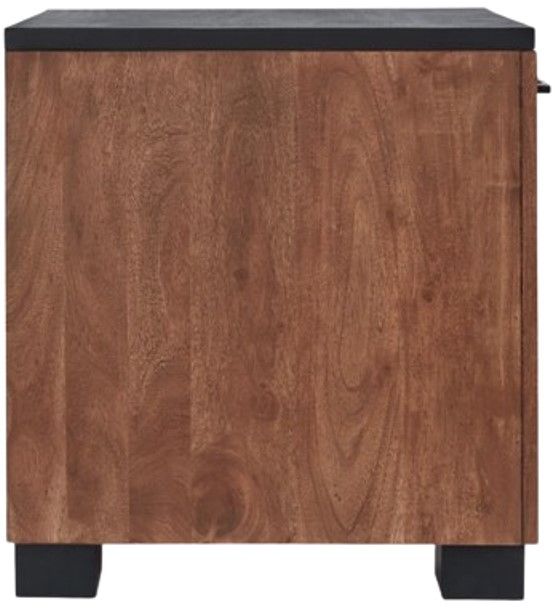 Signature Design by Ashley® Kallari Black/Warm Brown Chair Side End Table-3