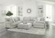 Albany Industries 3-Piece Tweed Silver Sectional-1