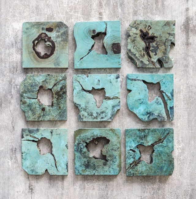 Uttermost® Bahati 9-Piece Blue/Green Wall Decor Set-1