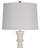 Lamps Per Se Distressed White Floor Lamp-1