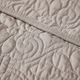 Olliix by Madison Park Quebec Khaki Oversized Quilted Throw-2