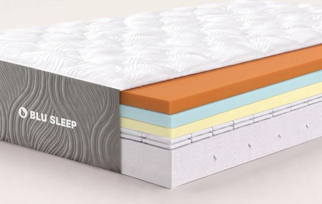 Blu Sleep Vitality Elevate Lux 14" Memory Foam Firm Smooth Top Queen Mattress in a Box-4