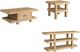 Bassett Mirror Riggs Warm Wheat Oak Coffee Table-5