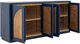 International Furniture Direct Arcadia Dark Blue Console-4
