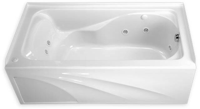 American Standard Cadet® Suite White Alcove Whirlpool Tub-0