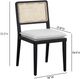 TOV Furniture Tassina Black/Cream Dining Chair-2