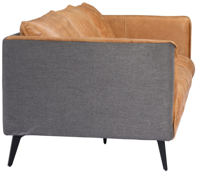 Moe's Home Collection Messina Cognac Leather Sofa-2