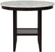 New Classic® Home Furnishings Celeste 5-Piece Blue/Espresso Counter Dining Table Set-2