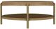 Coaster® Arini Sand Wash Coffee Table with Aged Brass Base-3