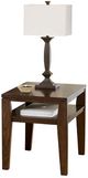 Signature Design by Ashley® Deagan Dark Brown Rectangular End Table-1