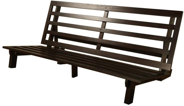 Kodiak Furniture Carson Java/Suede Navy Full Futon with Mattress-2