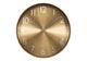 Monarch Specialties Inc. Gold 12" Wall Clock with White Numbers-0