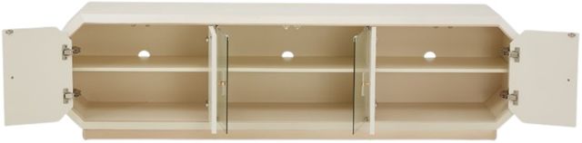 Michael Amini® La Rachelle Chardonnay/Medium Champagne Media Cabinet-3