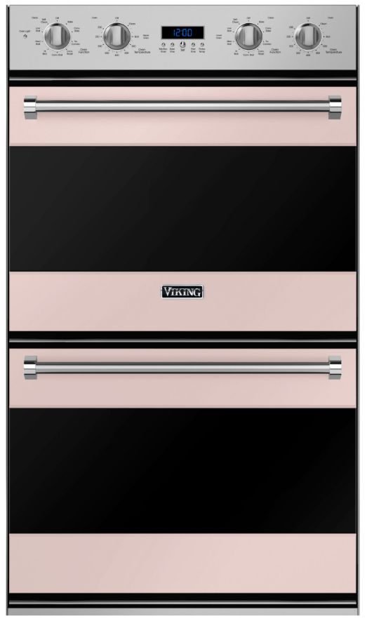 Viking® 3 Series 30" Blush Double Electric Wall Oven-0