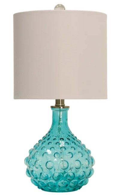 Stylecraft Clear Aqua Table Lamp-0