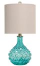 Stylecraft Clear Aqua Table Lamp-0