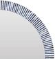 Bassett Mirror Radial Blue/Bone Wall Mirror-1