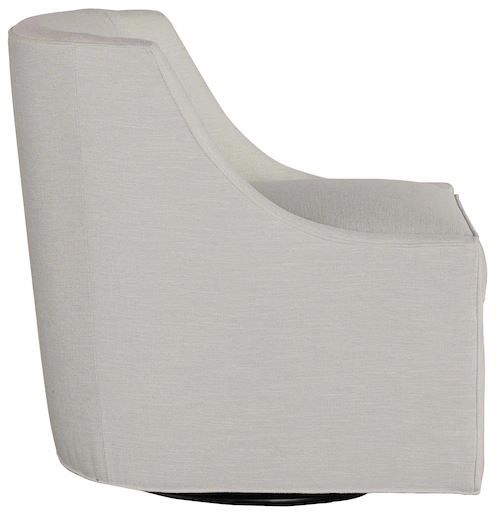Bassett® Furniture Sylva Gray Swivel Chair-2