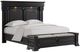 Elements International Kings Court Black King Storage Bed-0