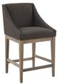 Ollix by Madison Park Simon Charcoal Counter Stool-0
