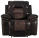 American Wholesale Furniture Commander Brown Manual Glider Recliner-0