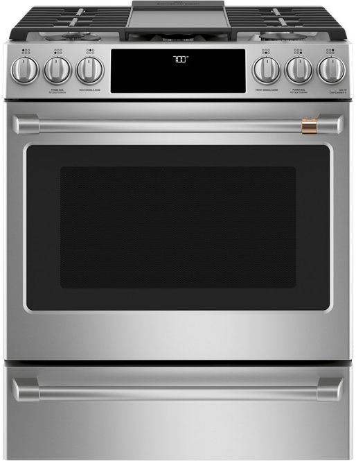 Café™ 30" Stainless Steel Slide-In Gas Range-2