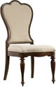 Hooker® Furniture Leesburg Alabaster/Mahogany Upholstered Dining Side Chair-0