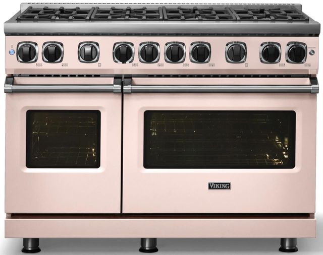 Viking® 7 Series 48'' Blush Pro Style Natural Gas Range-2