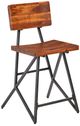 Olliix by INK+IVY Reclaimed Wood/Gun Metal Trestle Counter Stool-0