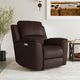 Flexsteel® Henry Dark Brown Power Recliner with Power Headrest and Lumbar-1