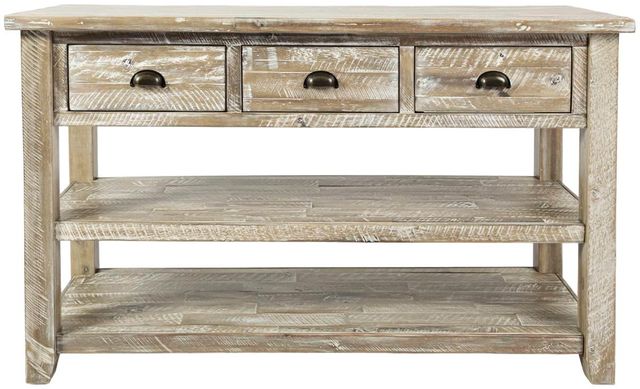 Jofran Inc. Artisan's Craft Washed Gray Console Table-1