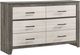 Crown Mark Rhett Gray/White Dresser-0