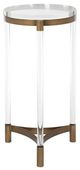 Uttermost® Pereira Bronze/Clear Accent Table-0