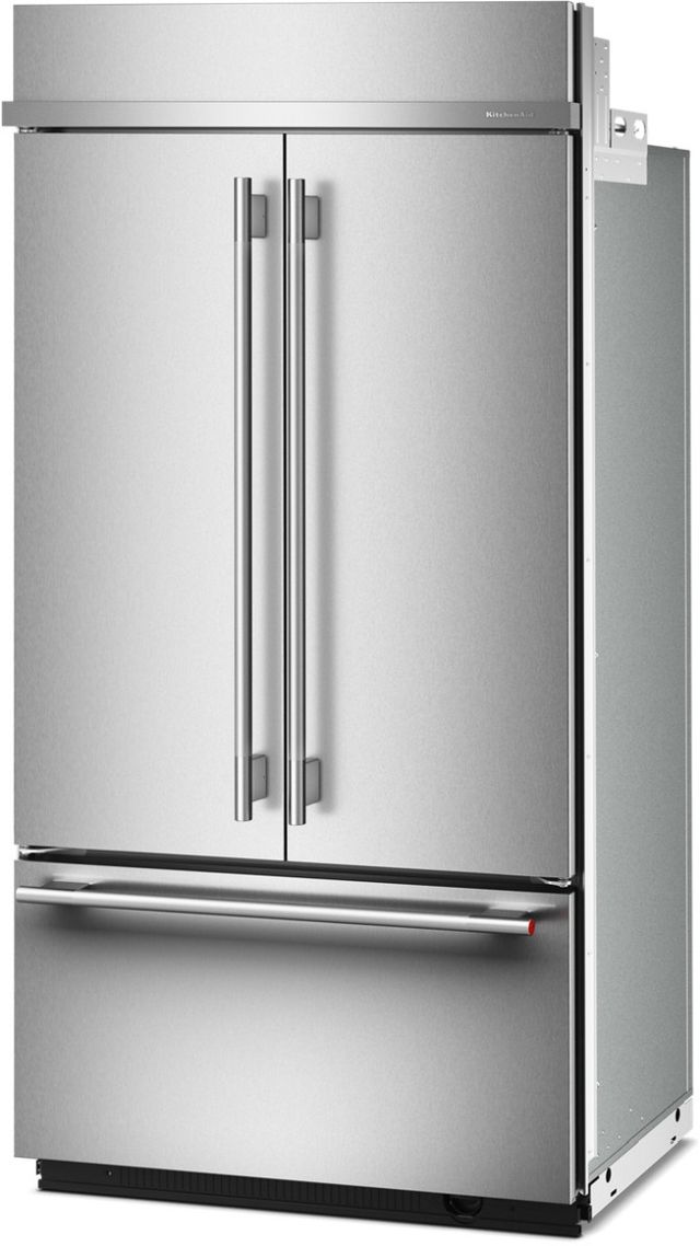 KitchenAid® 42" 24.2 Cu. Ft. PrintShield™ Stainless Steel Built-In French Door Refrigerator -3