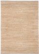 LR Home Natural Fiber Cream Ivory 5'x8' Area Rug-0