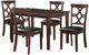 ACME Furniture Ingeborg 5-Piece Black/Espresso Dining Set-0