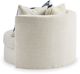 Ashley® Padova Ivory Swivel Accent Chair-1