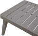 New Classic® Home Furnishings Genova Gray Aluminum Outdoor Patio Coffee Table-5