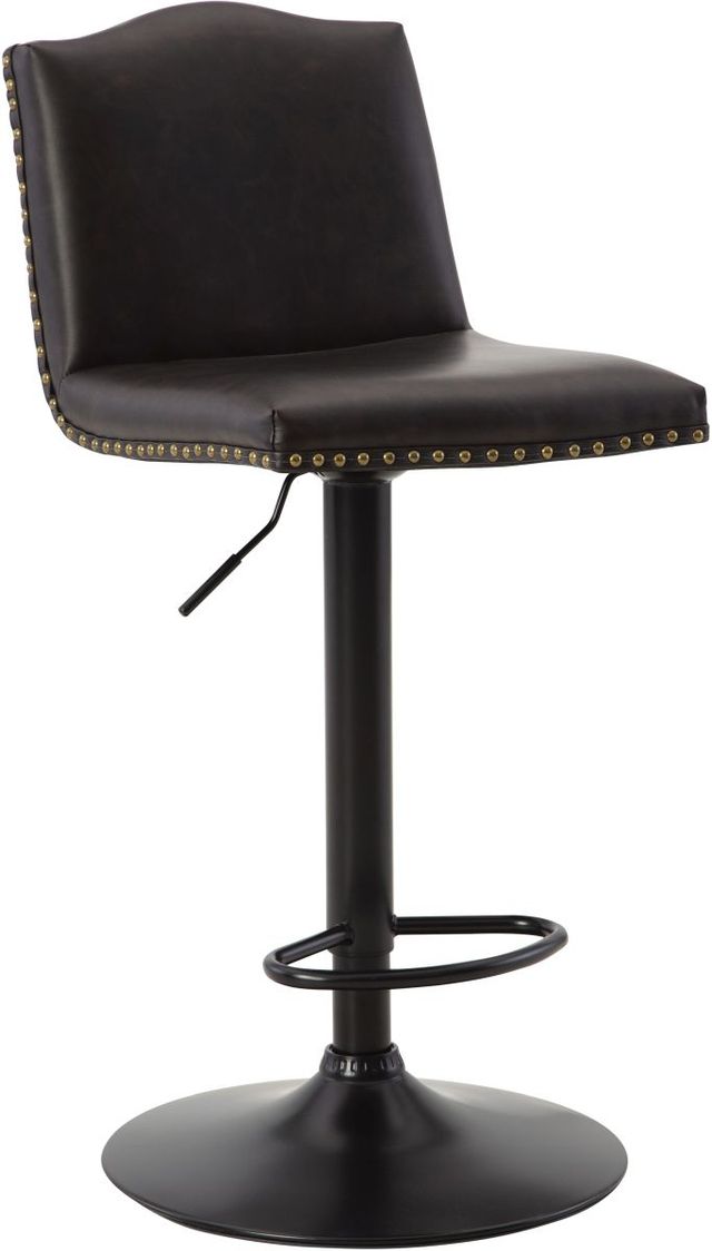 Signature Design by Ashley® Gaddison Black/Brown Swivel Bar Stool-0