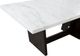 Coaster® Sherry White Dining Table with Rustic Espresso Trestle Base-4
