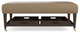 Bassett® Furniture Kara Leather Rectangular Ottoman with Tray-2