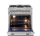 FORNO® Massimo 30" Stainless Steel Pro Style Dual Fuel Range-1