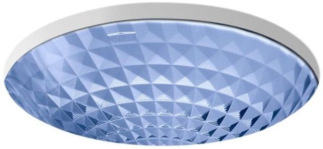Kohler Kallos® Translucent Sapphire 16" Round Undermount Bathroom Sink, No Overflow-0