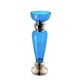 A & B Home Blue/Silver 6" Flower Vase-0