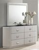 Furniture of America® Aldgate 4-Piece Light Gray Queen Bedroom Set-4